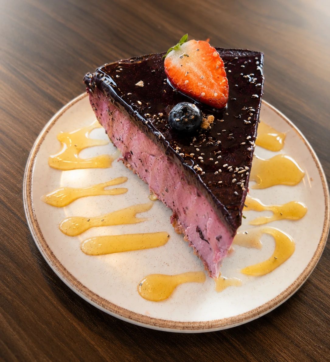 CheesKeto de Frutos Rojos
