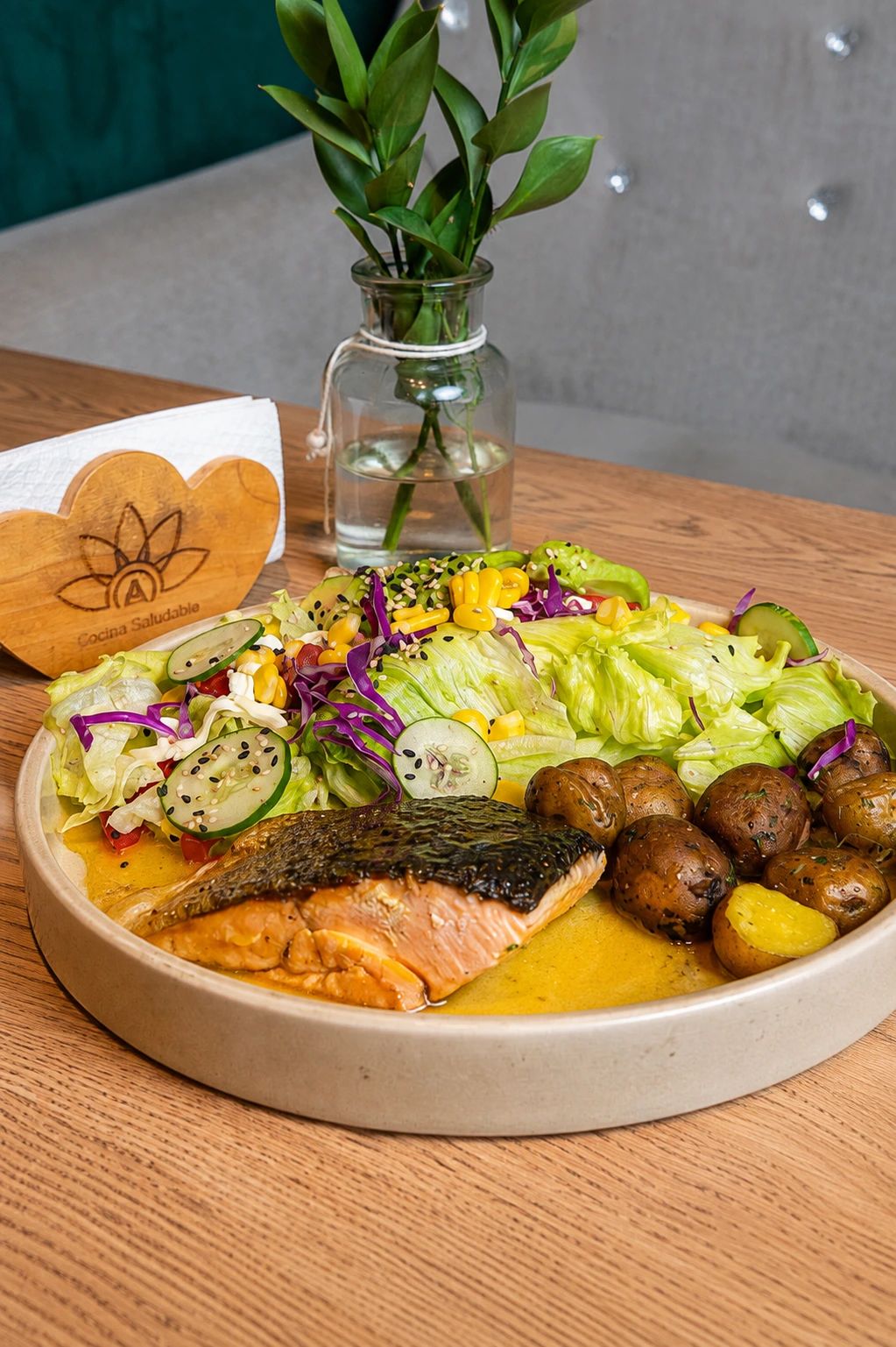 Salmón en Salsa de Maracuyá